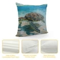 thumbnail image 4 of GOSMITH Throw Pillow Case Sea Turtles Square Cushion Cover Standard Pillowcase for Men Women Kids Home Decorative Sofa Armchair Bedroom Livingroom, 4 of 5