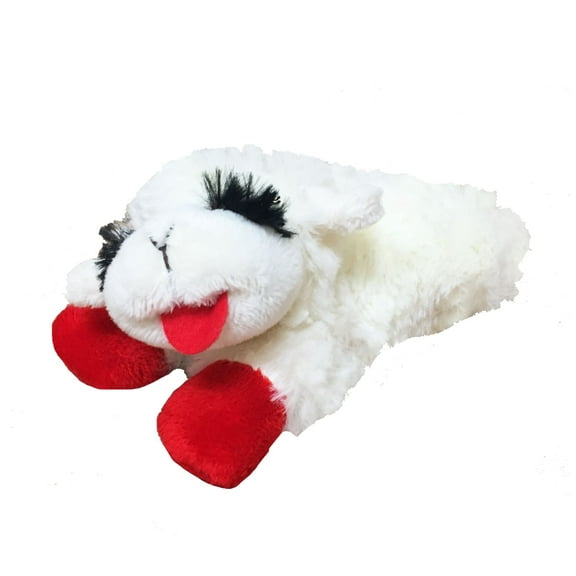 Multipet Lamb Chop Plush Dog Toy, Small