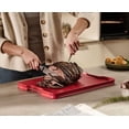 thumbnail image 3 of Tabla de cortar Joseph Joseph Cut&Carve Plus antideslizante roja, 3 of 6