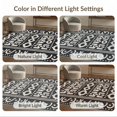 thumbnail image 7 of ODIKA 4'x6' Gray Black Geometric Charcoal Design Washable Area Rug Modern Abstract Pattern with Bold Shapes Stain Resistant, Low Pile, Easy Care for Dorm Room, Small Living, 7 of 7
