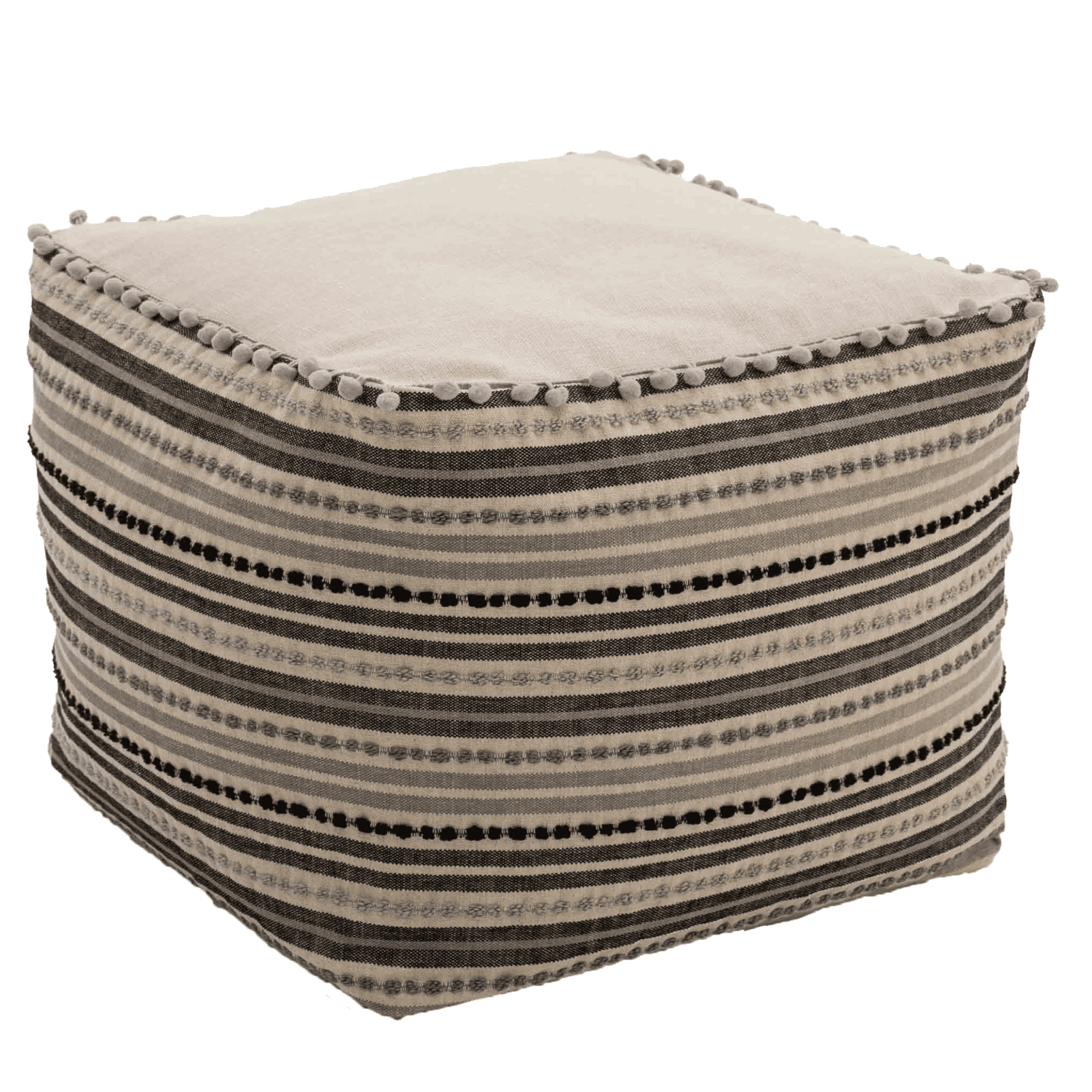 Dekorist Pouf Stool, Pouf Outdoor, Oriental Seating Area Outdoor Pouf, Standing Chair, Boho
