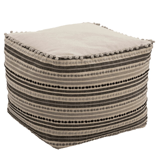 Dekorist Pouf Stool, Pouf Outdoor, Oriental Seating Area Outdoor Pouf