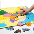 thumbnail image 5 of Panel de mapas Peg Puzzle Wumudidi 7 Continents Montessori, 5 of 5