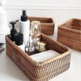 thumbnail image 3 of Rectangular Wicker Basket for Fruit, Tea, Snacks, Bread, Picnic, Cosmetics, and Kitchen Storage Handwoven with Natural Rattan Material, 3 of 5