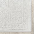 thumbnail image 3 of Well Woven 7'10" x 9'10" Area Rug - Soft Touch, Modern Traditional - For Living Room, Dining Room and Bedroom Ivory Cloud Medallion Heriz, 3 of 5