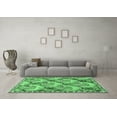 thumbnail image 3 of Ahgly Company Indoor Rectangle Animal Emerald Green Traditional Area Rugs, 5' x 7', 3 of 4