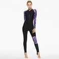 thumbnail image 2 of Full Body Diving Wetsuit,Scuba Diving Wetsuit Women,Full Body Diving Suit Front Zipper Dive Skin,Quick Sunsuit Dive Suit Piece,Diving Snorkeling Surfing Swimming Spearfishing,Canoeing L, 2 of 6