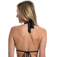 thumbnail image 2 of La Blanca BLACK Prism Halter Bikini Swim Top, US 8, 2 of 4