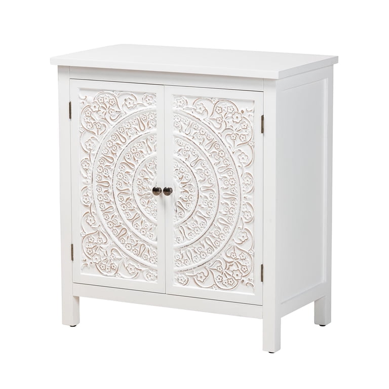 Baxton Studio Yelena Classic and Traditional White Finished Wood 2