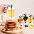 thumbnail image 3 of Syrup Dispenser Plastic with One-Hand Operation Honey Dispenser Press Type Honey Maple Syrup Bottle for Kitchen, 3 of 7