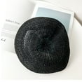 thumbnail image 5 of WAXIAYU Kids & Women's Crochet Beret Hat French Style Straw Boho Cap, 5 of 6