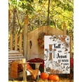 thumbnail image 2 of Fall Cross Garden Flags for Outside Decorations, Religious Cross Fall for Jesus with Pumpkins Maple Leaves Small Yard Flag, Harvest Autumn Thanksgiving Seasonal Farmhouse Holiday Outdoor Decor 12.5x18, 2 of 6