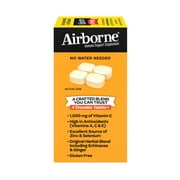 Airborne 1000mg Vitamin C Immune Support Chewable Tablets, Multivitamin Supplement, Citrus Flavor, 96 ct