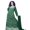 Green, variant on Dressy Anarkali with gold work in front and back