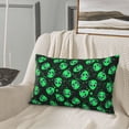 thumbnail image 5 of Daiia Green Monster Pattern Bedding Waterproof Pillow Protector Zippered Queen – Bed Bug Proof Pillow Encasement-20"x30", 5 of 6