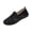 Black_002, variant on Domuza Women's Breathable Knit Slip-On Loafers, Lightweight Comfort Casual Flat Shoes, Non-slip Flexible Footwear for Daily Walking and Outdoor Activities Black 6.5(EU-37)