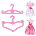 thumbnail image 2 of Perchas de plástico para ropa de muñecas Wosthever 20 unids/set seguras y no tóxicas, 2 of 6