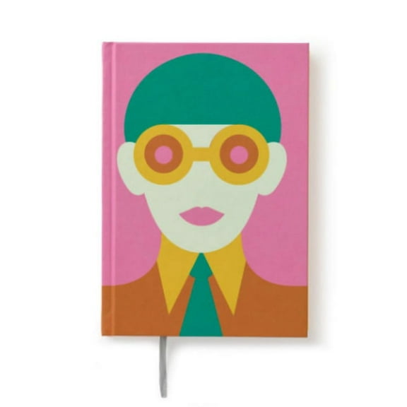 Olimpia Zagnoli Pink Midsized Blank Notebook, (Paperback)