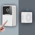 thumbnail image 1 of Smart Wireless Remote Video Doorbell, Smart Video Doorbell Home Intercom HD Night Vision WiFi Smart Auto Storage, 1 of 5