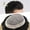 #1 Jet Black, variant on Lyricalhair Toupee for Men Fine Mono Mens Toupee Hairpieces Human Hair Replacement Systems Poly Coating around Man Hair Units 7X10 #1B30 1B# OFF BLACK WITH 30% SYNTHETIC GREY