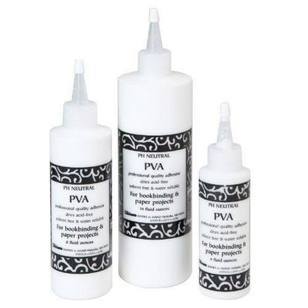 acetate polyvinyl pva glue neutral ph adhesive lineco hand books ounce spout bookbinding dickblick blick oz university archival fast clear