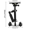 thumbnail image 2 of S40 Handheld Steadycam Camera Video Stabilizer Supports up to 2kg/0.44Ibs for Camcorder Camera Video DSLR, 2 of 8