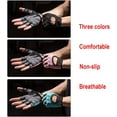thumbnail image 6 of Workout Gloves, Breathable, Non-Slip, Silica Gel Grip, Exercise Gloves, Men and Women for Weightlifting,Yoga, Dumbbell, Bodybuilding, Sport, Black, 6 of 8