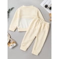 thumbnail image 3 of Happy Town Toddler Baby Boys Sweatsuit Fall Winter Long Sleeve Top and Sweatpants Outfit Sets Infant Clothes, 3 of 7