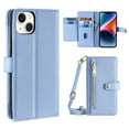 thumbnail image 1 of For Iphone 14 Plus Sheep Texture Cross-Body Zipper Wallet Leather Phone,iPhone 15 Pro, 1 of 7