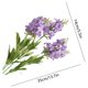 thumbnail image 3 of Ramos de seda de flores postizas de jacinto, tallos artificiales de jacinto en pack de 5 con plástico flexible para decoración, centros de mesa, bodas y arreglos florales caseros, 3 of 6