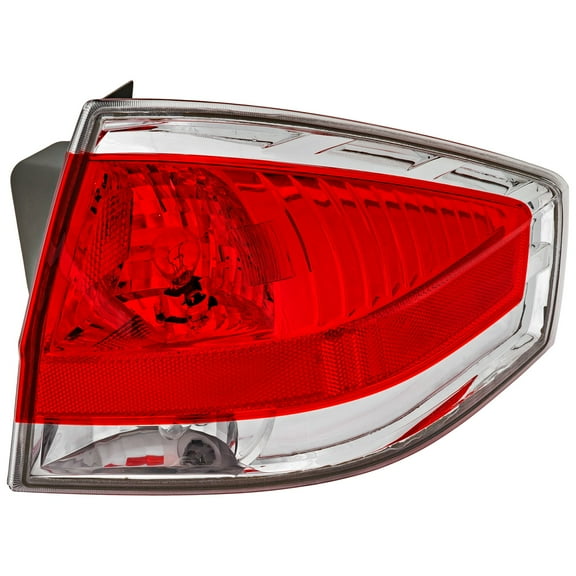 Tail Light Compatible with FORD FOCUS 2009-2011 RH Assembly with Chrome Insert Sedan - CAPA