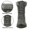 thumbnail image 4 of Ecetana Womens Snow Boots Mid Calf Warm Winter Boots Faux Fur Lining Waterproof Non-Slip Outdoor Shoes, 4 of 6