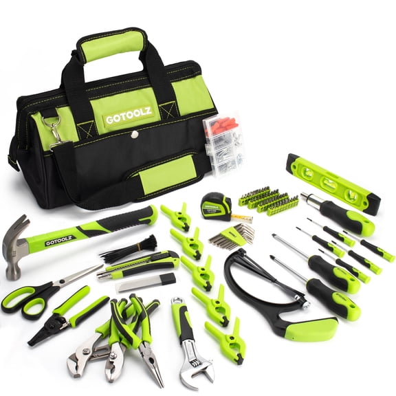 240-Piece Home Tool Set, General Household Repairing Tool Kit with Storage Bag, Basic Hand Tool Kit Set for Home Maintenance, DIY and Crafts