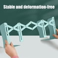thumbnail image 4 of Metal Book Stand, Desktop Organizer With Retractable Adjustment and Folding Structure, for Office and Study, Green, 4 of 6