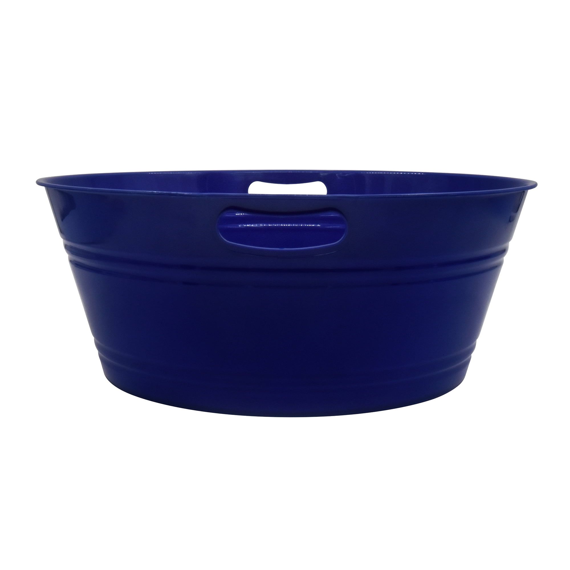 Plastic 17.5\" Round Party Tub, Blue, 1 Count, Party Favors, Way to Celebrate
