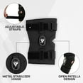 thumbnail image 3 of RDX Knee Support Brace for Arthritis Joint Pain Relief, Open Patella Nylon Elasticated Compression Sleeve Pad with Adjustable Straps for Tendonitis Meniscus Tear Running Sports. Sold as Single Item, 3 of 7