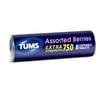 Tums Chewable Antacid Tablets for Extra Strength Heartburn Relief, Assorted Berries - 8 Ct Roll