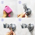 thumbnail image 3 of Replaceable Handheld Shower Holder, 360° Rotation Suction Cup Shower Holder, Large Adsorbability Suction Cup Shower Holder（Sliver-1), 3 of 5