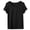 Black, variant on T Shirts for Women 2026 Summer Short Sleeve Crewneck Lightweight Casual Slim Fitted Plain Tshirts Basic Tees