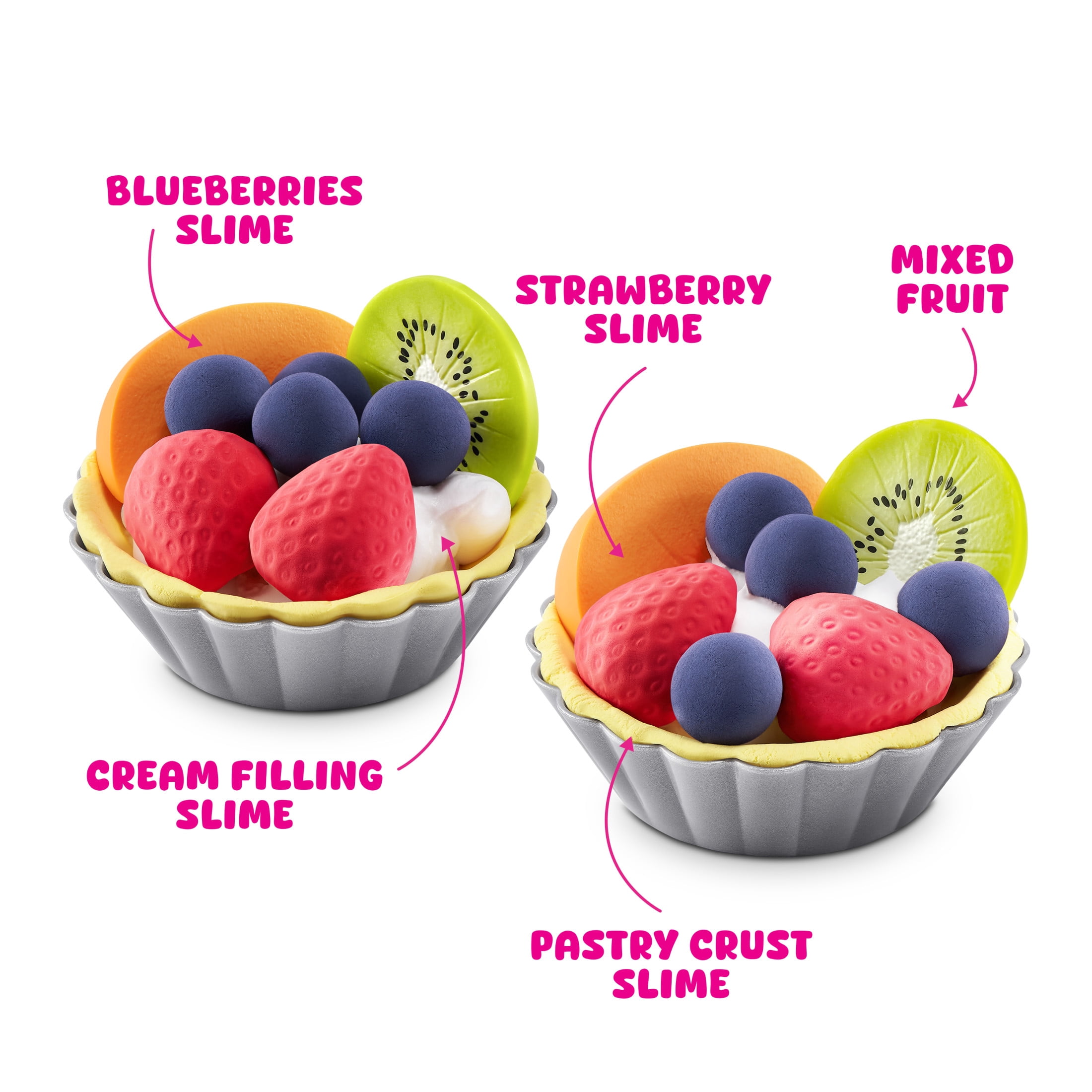 Slime Mart Small Bag Fruit Tart Pretend Play Food Themed DIY Slime Craft Toys by ZURU