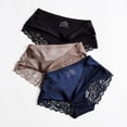 thumbnail image 4 of 1/6PCS Lace Underwear Ladies Ice Silk No Trace Luxury Lace Sexy A Single Medium Waist Trip, 4 of 11