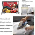 thumbnail image 4 of Car Birthday 5x3ft Backdrops Boy Car Racing Birthday Party Photography Background Kids Birthday Party Banner Photobooth Studio Props, 4 of 4
