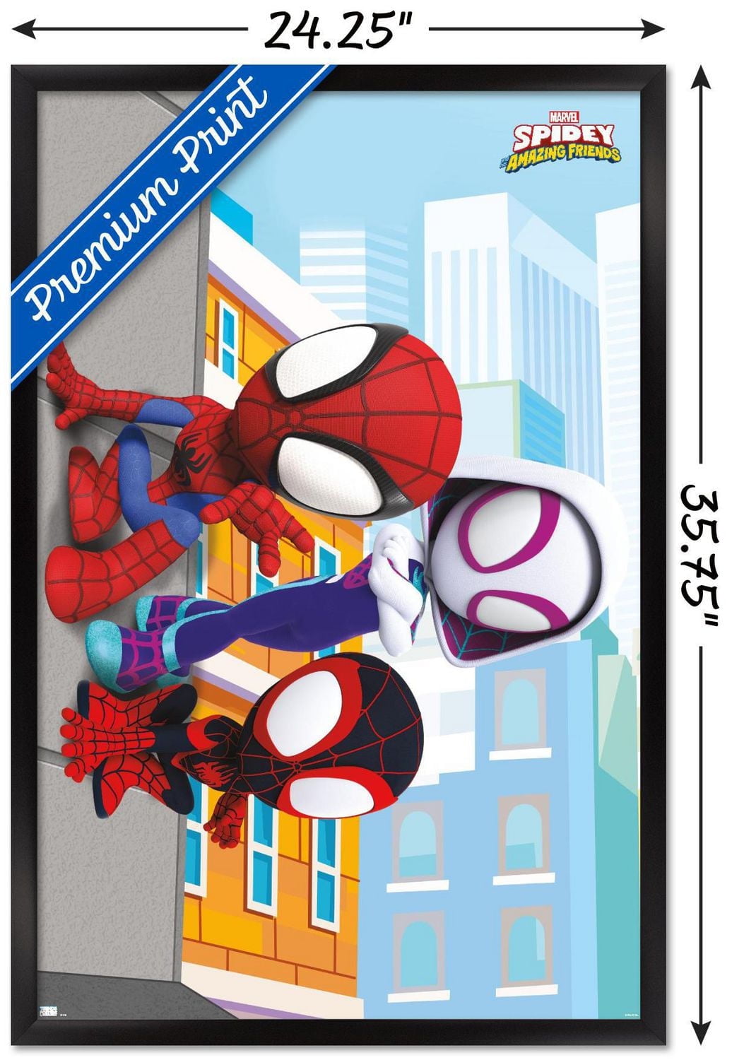 Marvel Spidey and His Amazing Friends - Wall Wall Poster, 22.375" x 34"