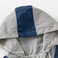 thumbnail image 4 of XBASW Toddler Baby Kids Sun Protection Jacket Zip up Hooded Coats for Boys Long Sleeve Color Block Jackets Autumn Spring Outerwear 1-10T, 4 of 10