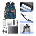 thumbnail image 4 of Easygdp Undersea Animals Mochila Casual para Portátil, Mochila para Escuela, Viajes, Negocios, 4 of 5