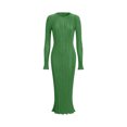 thumbnail image 6 of StSilkitty Womens Maxi Bodycon Dresses Solid Color Long Sleeve Crewneck Long Dress Wedding Guest Elegant Sundresses, 6 of 6