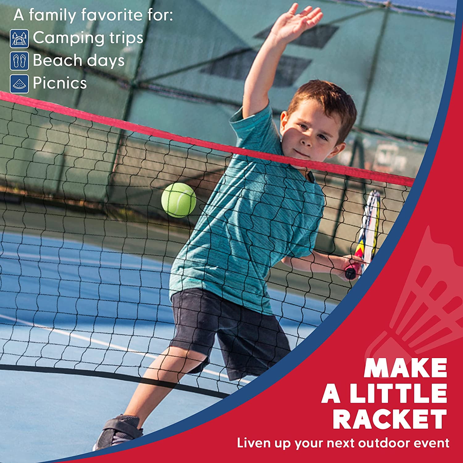 Boulder portable badminton net set deals