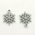 thumbnail image 3 of U8MO 20/50/100pcs Snow Antique Silver Charms Pendants for Jewelry Making 20*15mm-20pcs, 3 of 5