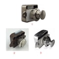 thumbnail image 2 of Push Button Catch Lock Cupboard Door Knob Caravan Boat Cabinet Drawer Latch Desk Drawer Lock RV Furniture Handle, 2 of 6