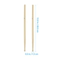 thumbnail image 2 of OUNONA 4pcs Percussion Instrument Sticks Maple Wood Effortless Playing Rocking Music, 2 of 8